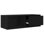vidaXL Dulap TV Stejar negru 80x31x25,5 cm Lemn prelucrat