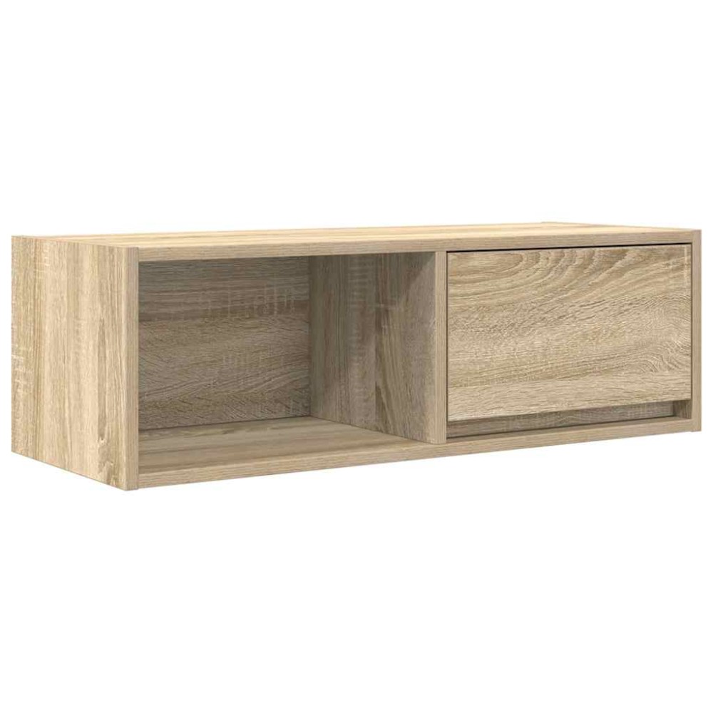 vidaXL Dulap TV Stejar Sonoma 80x31x25,5 cm Lemn prelucrat