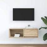 vidaXL Dulap TV Stejar Sonoma 80x31x25,5 cm Lemn prelucrat
