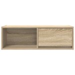 vidaXL Dulap TV Stejar Sonoma 80x31x25,5 cm Lemn prelucrat