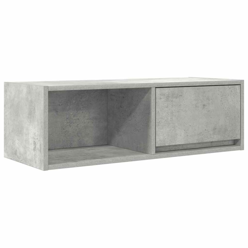 vidaXL Dulap TV Beton Gri 80x31x25,5 cm Lemn prelucrat
