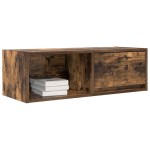 vidaXL Dulap TV stejar afumat 80x31x25,5 cm din lemn de prelucrare