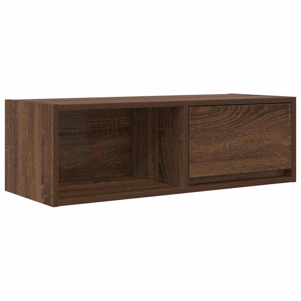 vidaXL Dulap TV Stejar maro 80x31x25,5 cm Lemn prelucrat