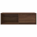 vidaXL Dulap TV Stejar maro 80x31x25,5 cm Lemn prelucrat