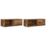 vidaXL Dulapuri TV 2 buc Lemn vechi 80x31x25,5 cm Lemn prelucrat vidaXL Dulapuri TV 2 buc Lemn vechi 80x31x25,5 cm Lemn prelucrat