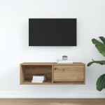 vidaXL Dulap TV Artisan Stejar 80x31x25,5 cm Lemn prelucrat