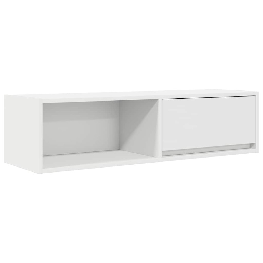 vidaXL Dulap TV alb 100x31x25,5 cm lemn prelucrat
