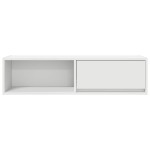 vidaXL Dulap TV alb 100x31x25,5 cm lemn prelucrat