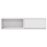 vidaXL Dulapuri TV 2 buc Alb 100x31x25,5 cm Lemn prelucrat vidaXL Dulapuri TV 2 buc Alb 100x31x25,5 cm Lemn prelucrat