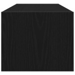 vidaXL Dulap TV Stejar negru 100x31x25,5 cm Lemn prelucrat