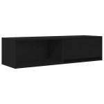 vidaXL Dulapuri TV 2 buc Stejar negru 100x31x25,5 cm Lemn prelucrat
