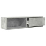 vidaXL Comodă TV, gri beton, 100x31x25,5 cm, lemn prelucrat