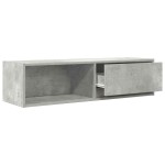 vidaXL Dulapuri TV 2 buc Beton Gri 100x31x25,5 cm Lemn prelucrat vidaXL Dulapuri TV 2 buc Beton Gri 100x31x25,5 cm Lemn prelucrat