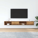 vidaXL Dulapuri TV 2 buc Lemn vechi 100x31x25,5 cm Lemn prelucrat vidaXL Dulapuri TV 2 buc Lemn vechi 100x31x25,5 cm Lemn prelucrat