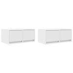 vidaXL Dulapuri TV 2 buc Alb 60x31x25,5 cm Lemn prelucrat