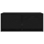 vidaXL Dulap TV Stejar negru 60x31x25,5 cm Lemn prelucrat