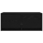 vidaXL Dulapuri TV 2 buc stejar negru 60x31x25,5 cm lemn prelucrat