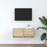 vidaXL Dulap TV Stejar Sonoma 60x31x25,5 cm Lemn prelucrat