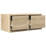vidaXL Dulapuri TV 2 buc Stejar Sonoma 60x31x25,5 cm Lemn prelucrat