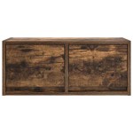 vidaXL Dulap TV stejar afumat 60x31x25,5 cm din lemn de prelucrare