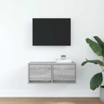 vidaXL Dulap TV Gri Sonoma 60x31x25,5 cm lemn prelucrat