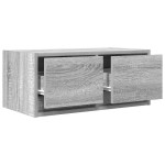vidaXL Dulapuri TV 2 buc Gri Sonoma 60x31x25,5 cm Lemn prelucrat vidaXL Dulapuri TV 2 buc Gri Sonoma 60x31x25,5 cm Lemn prelucrat