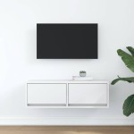 vidaXL Dulap TV alb 80x31x25,5 cm lemn prelucrat
