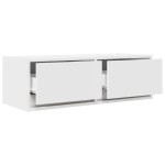 vidaXL Dulapuri TV 2 buc Alb 80x31x25,5 cm Lemn prelucrat vidaXL Dulapuri TV 2 buc Alb 80x31x25,5 cm Lemn prelucrat
