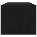vidaXL Dulap TV Stejar negru 80x31x25,5 cm Lemn prelucrat