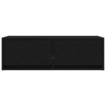 vidaXL Dulapuri TV 2 buc Stejar negru 80x31x25,5 cm Lemn prelucrat