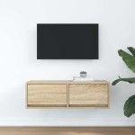 vidaXL Dulap TV Stejar Sonoma 80x31x25,5 cm Lemn prelucrat