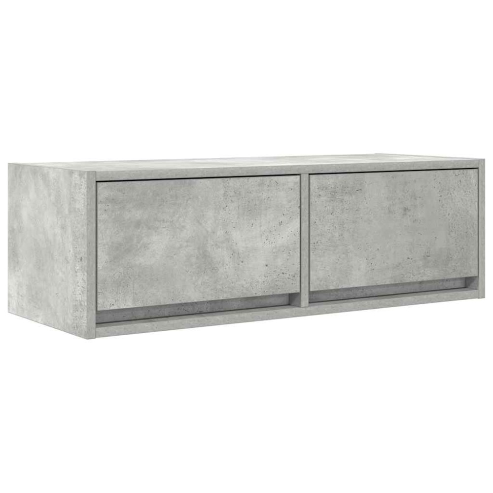 vidaXL Dulap TV Beton Gri 80x31x25,5 cm Lemn prelucrat
