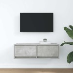 vidaXL Dulap TV Beton Gri 80x31x25,5 cm Lemn prelucrat