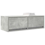 vidaXL Dulapuri TV 2 buc Beton Gri 80x31x25,5 cm Lemn prelucrat vidaXL Dulapuri TV 2 buc Beton Gri 80x31x25,5 cm Lemn prelucrat