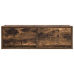 vidaXL Dulap TV stejar afumat 80x31x25,5 cm din lemn de prelucrare