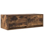 vidaXL Dulapuri TV 2 buc Stejar afumat 80x31x25,5 cm Lemn prelucrat