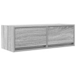 vidaXL Dulapuri TV 2 buc Gri Sonoma 80x31x25,5 cm Lemn prelucrat vidaXL Dulapuri TV 2 buc Gri Sonoma 80x31x25,5 cm Lemn prelucrat