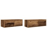 vidaXL Dulapuri TV 2 buc Lemn vechi 80x31x25,5 cm Lemn prelucrat vidaXL Dulapuri TV 2 buc Lemn vechi 80x31x25,5 cm Lemn prelucrat