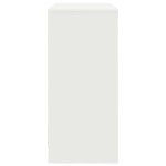 vidaXL Bufetă cu sertar alb 80x34x76 cm lemn prelucrat