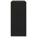 vidaXL Bufetă cu sertar Stejar negru 80x34x76 cm Lemn prelucrat