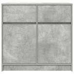 vidaXL Bufetă cu sertar Gri beton 80x34x76 cm Lemn prelucrat