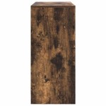 vidaXL Bufetă cu sertar stejar afumat 80x34x76 cm lemn de stratificat