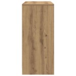 vidaXL Bufetă cu sertar Artisan Stejar 80x34x76 cm Lemn prelucrat