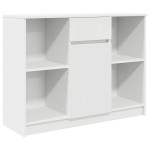vidaXL Bufetă cu sertar alb 101x35x76 cm din lemn prelucrat vidaXL Bufetă cu sertar alb 101x35x76 cm din lemn prelucrat