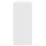 vidaXL Bufetă cu sertar alb 101x35x76 cm din lemn prelucrat vidaXL Bufetă cu sertar alb 101x35x76 cm din lemn prelucrat
