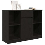 vidaXL Bufetă cu sertar Stejar negru 101x35x76 cm Lemn prelucrat vidaXL Bufetă cu sertar Stejar negru 101x35x76 cm Lemn prelucrat