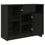 vidaXL Bufetă cu sertar Stejar negru 101x35x76 cm Lemn prelucrat vidaXL Bufetă cu sertar Stejar negru 101x35x76 cm Lemn prelucrat