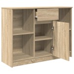 vidaXL Bufetă cu sertar Stejar Sonoma 101x35x76 cm Lemn prelucrat