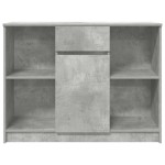 vidaXL Bufetă cu sertar Gri beton 101x35x76 cm Lemn prelucrat vidaXL Bufetă cu sertar Gri beton 101x35x76 cm Lemn prelucrat