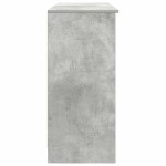 vidaXL Bufetă cu sertar Gri beton 101x35x76 cm Lemn prelucrat vidaXL Bufetă cu sertar Gri beton 101x35x76 cm Lemn prelucrat